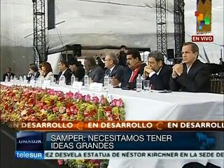 Justicia social, democracia y paz, los 3 pilares de UNASUR: Samper