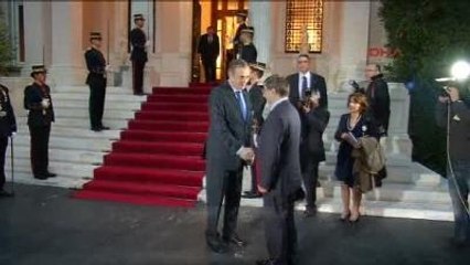 Başbakan Davutoğlu Yunanistan Başbakanı Samaras ile Görüştü