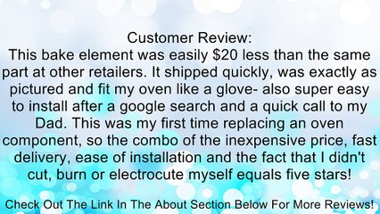 Exact Replacements Erb5103 Bake Element Review