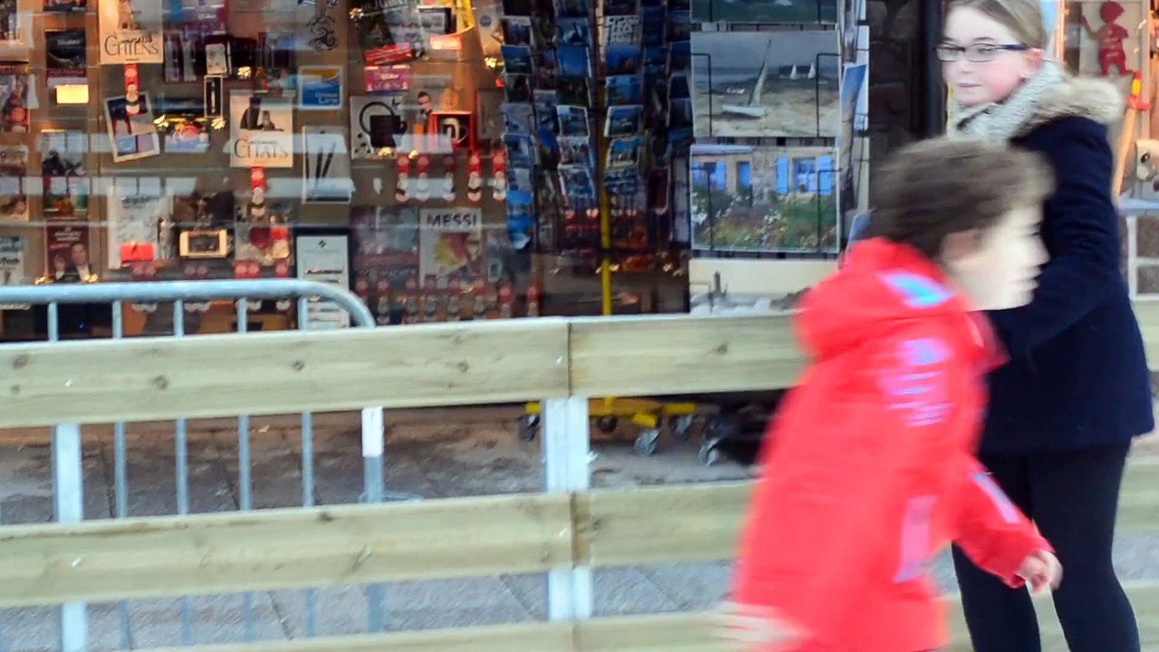 Vidéo patinoire de Paimpol . 05/12/2014