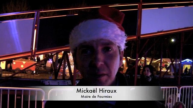 Inauguration du marché de Noël de Fourmies