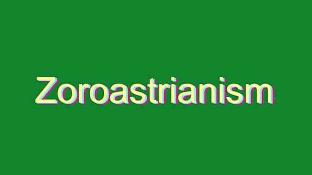 How to Pronounce Zoroastrianism