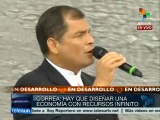 UNASUR debe impulsar otro modelo de globalización: Rafael Correa