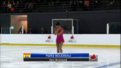 Malika Boudreau - Pre-Novice Women Short Program (REPLAY)