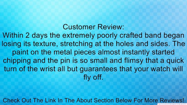 AMPM24 Black Buckle 20mm Army Militray Watch Band Starps Fits TIMEX WEEKENDER WB2032 Review