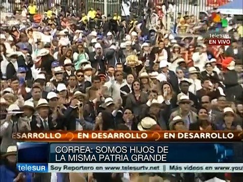 La integración, segunda independencia de Suramérica: Rafael Correa