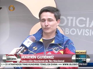 Martín Gutiérrez destaca importancia del tiro olímpico en Venezuela