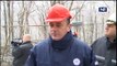 Un ministre serbe sauvé par son casque de chantier