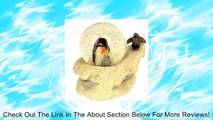 Sculptured Penguins - Snow Globe and Paper Weight - Home Decor Made of Detailed Resin 2 3/4