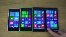 Nokia Lumia 930 vs. 830 vs. 735 vs. 635 - Which Is Faster  (4K)