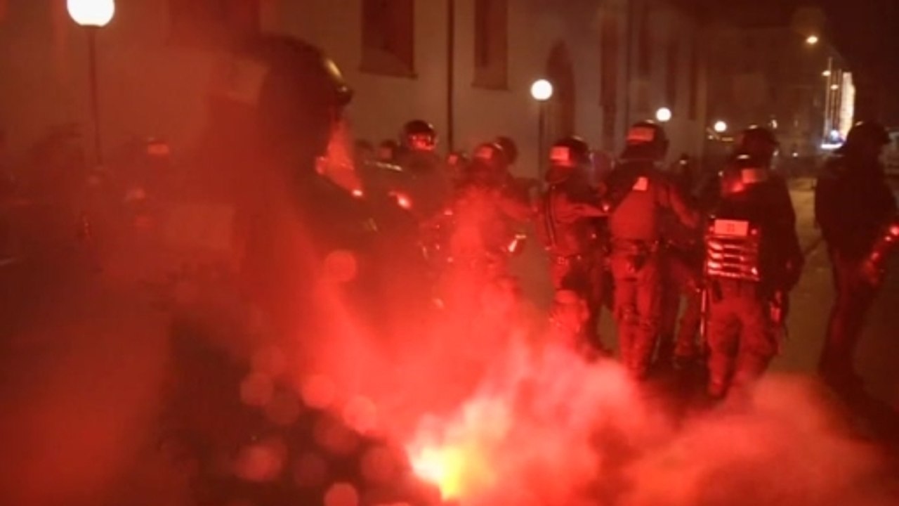 Clashes in Basel at anti-OSCE demo