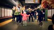 Cute little girl dancing in the subway brings joy to passerbies!