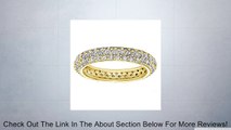 18k Yellow Gold All Around Pave Set Diamond Eternity Ring (2.00-2.20 CT TDW) Review