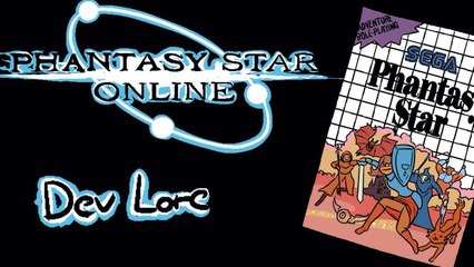 LORE - Phantasy Star Online Dev Lore in a minute!