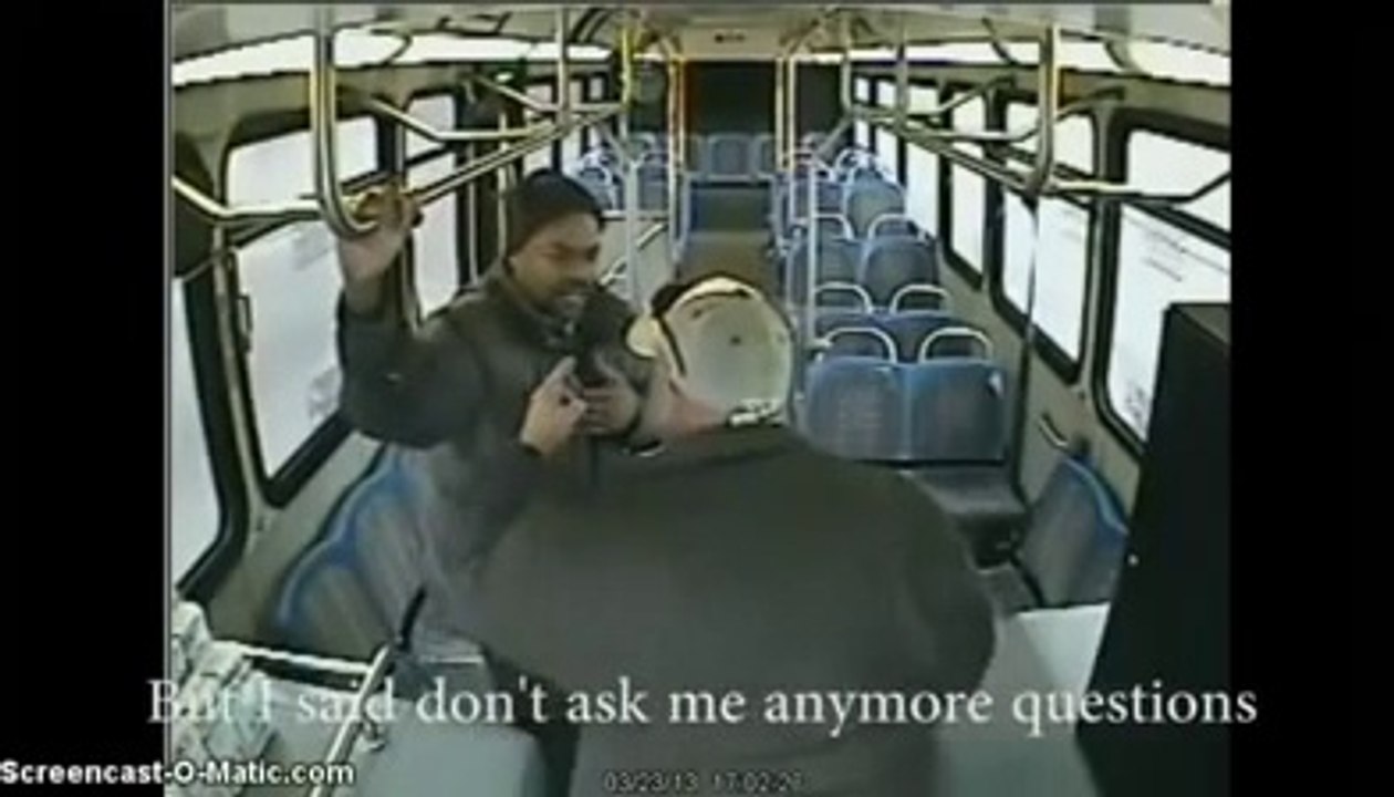 Un chauffeur de bus tabasse un passager car il est trop bavard! Fallait pas l’énerver!