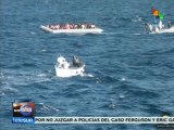 Hallan 17 inmigrantes muertos y rescatan a 278 en aguas de Sicilia
