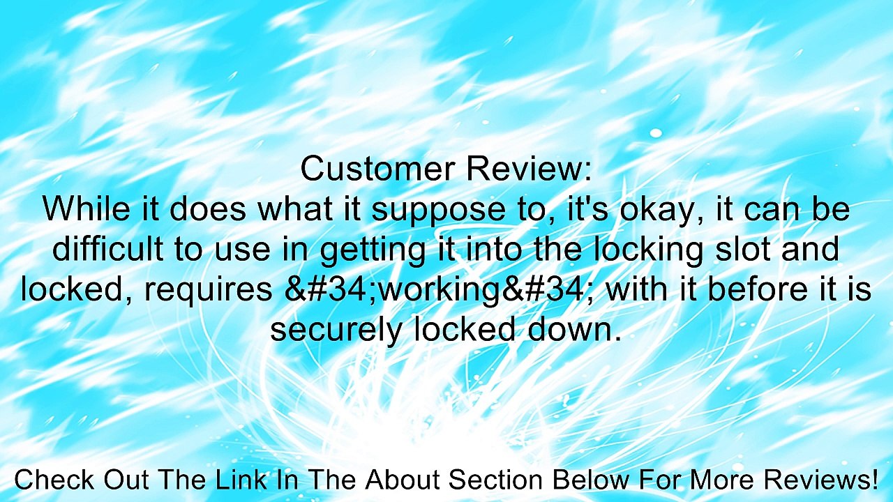 Noble Security TZ08 WEDGE PROFILE SECURITY LOCK. FITS LAT 10 & XPS NOTEBOOKS. INCLUDES LOCK, Review