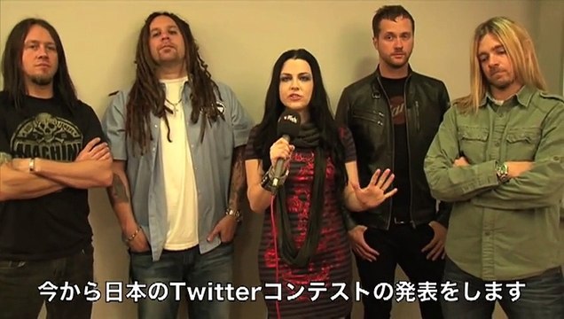EMI Japan | Evanescence Twitter Photos Illustrations Contest Results Announced (05-12-2011)