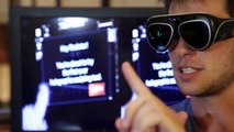 Space glasses with augmented reality technology