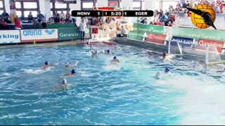 Honved 10 Eger 9 Hungarian League 2012 18,2,12 water polo
