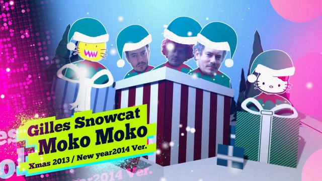 Video News Spin-off#23 雪猫ジル Gilles Snowcat moko moko 2013 Xmas/2014 news year ver.