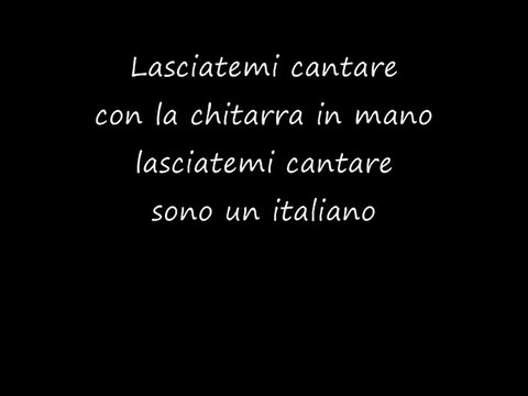 Toto Cutugno - L'italiano (with lyrics)