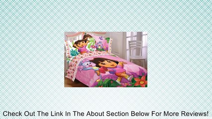 Dora Explorer Run Skip Jump Full-Double Bedding Set Review