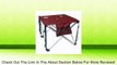 Ultra Lightweight Premium Folding Aluminum Camping Table RED WINE with Cup Holders, Mesh Storage Pockets, and Umbrella Hole! Review