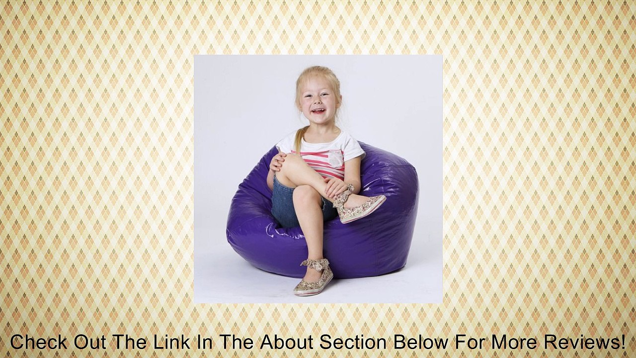 Taylor Purple Vinyl Kids Bean Bag Review