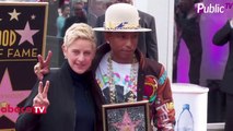 Exclu Vidéo : Pharrell Williams heureux d'avoir son étoile au Walk Of Fame !