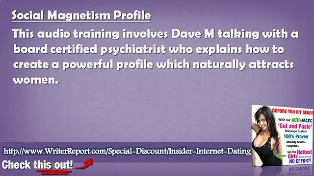 Insider Internet Dating Magnetic Profile - Insider Internet Dating 9 Words