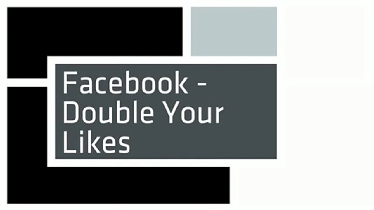 Facebook - Double Your Likes