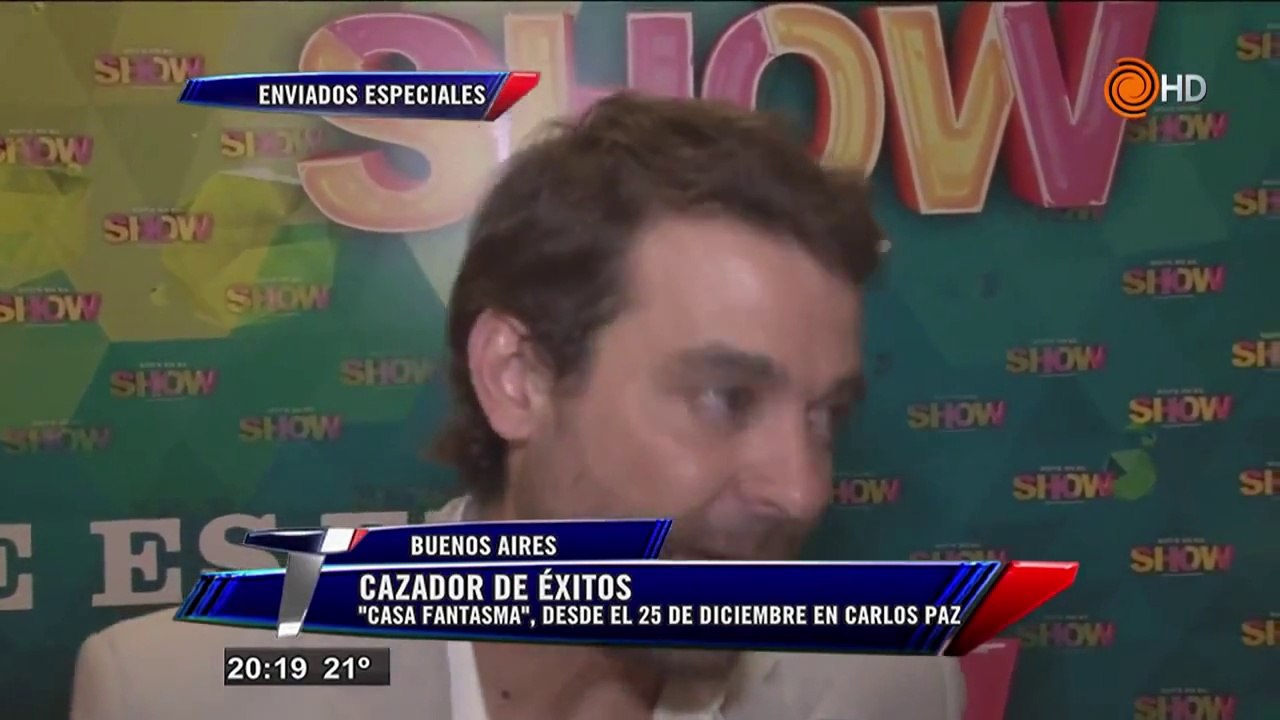 Pedro y Paula nota en Canal 12 de Córdoba (presenta Casa Fantasma) - Diciembre 2014