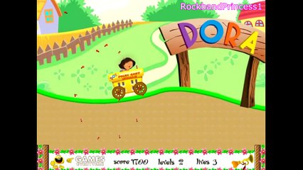 Dora Cartoon Online Game   Fairy Cart Wheels
