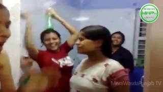 Hostel Girls Enjoying and Dancing at Holi Day