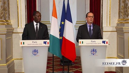 Déclaration conjointe à la presse avec M. Alassane Dramane Ouattara