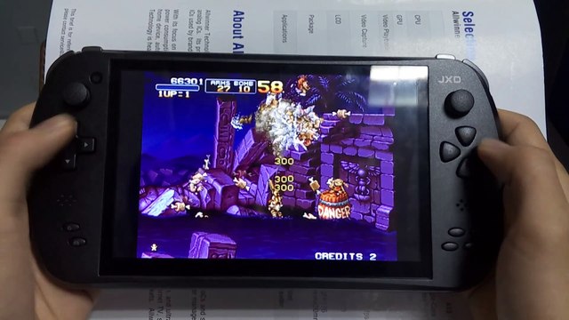 【02】Metal Slug 2FBA Video Game Review on JXD S7800B Android game console