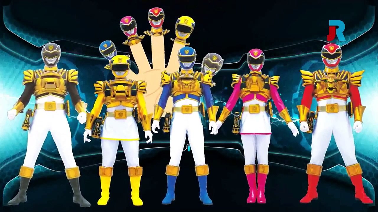POWER RANGERS Finger Family Collection Cartoon Animation Nursery Rhymes ...