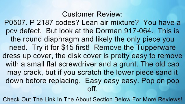 Genuine Volkswagen PCV Valve for 2.0T TSI 06H-103-495-E Review