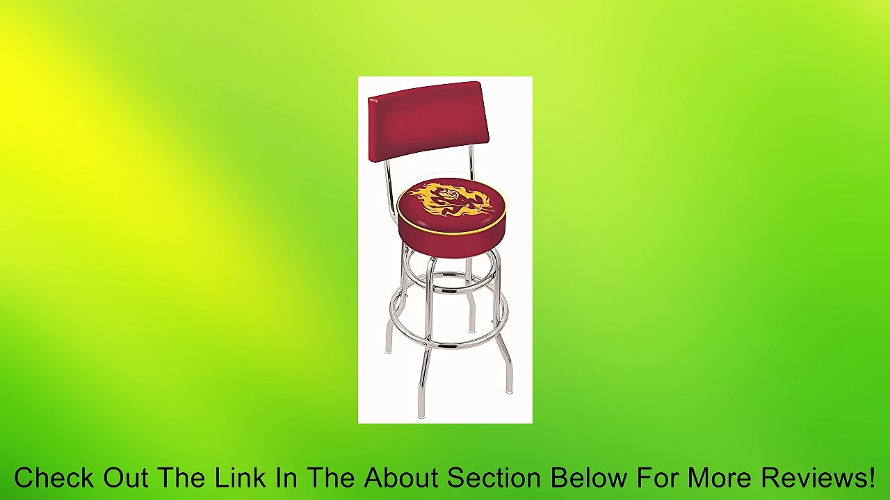 Arizona State University Swivel Bar Stool With Back Review