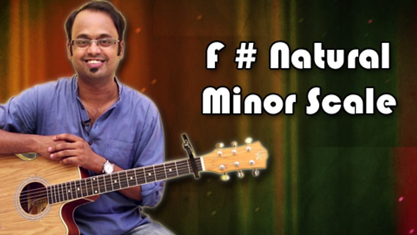 How To Play - F Sharp Natural Minor Scale - Guitar Lesson For Beginners