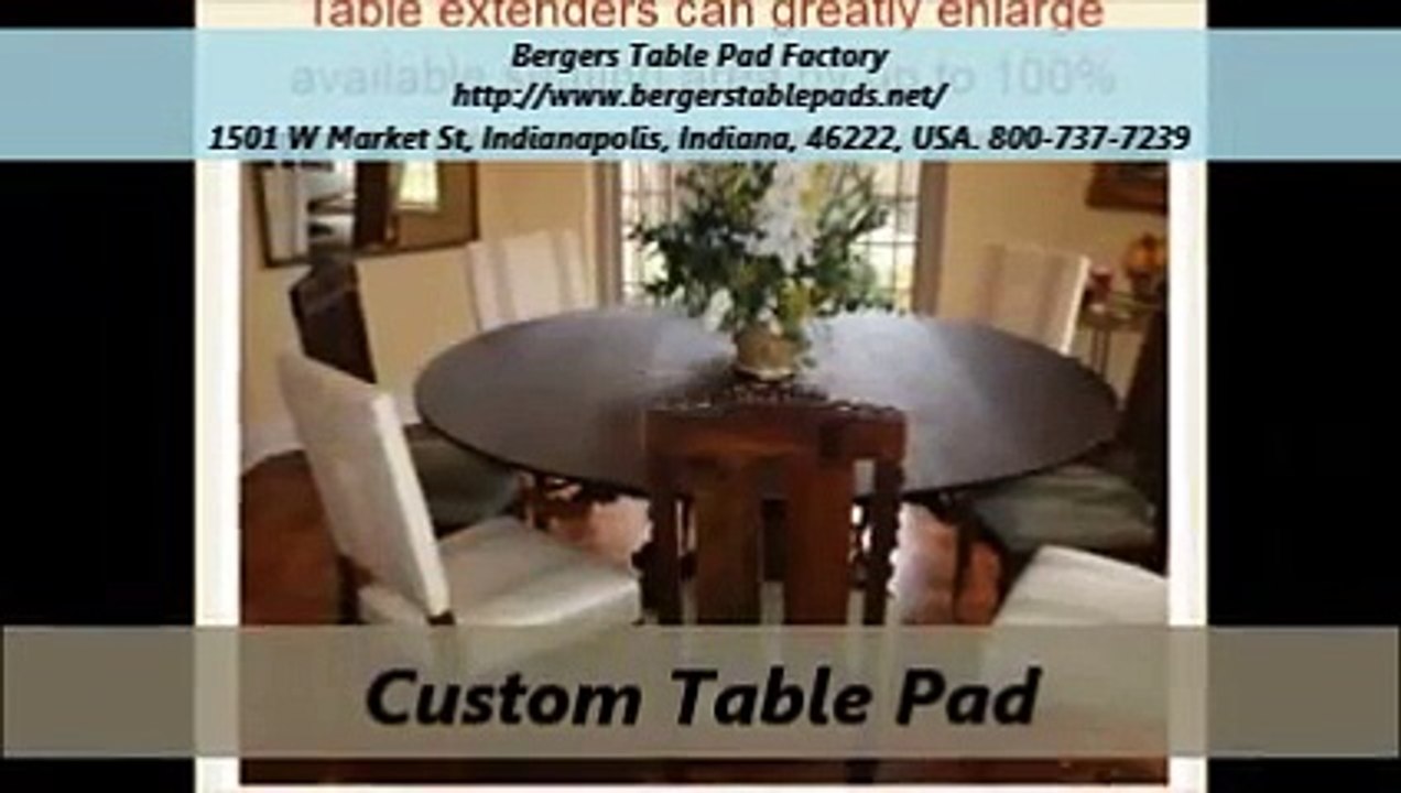 Bergers Table Pad Factory Table Protector Video Dailymotion