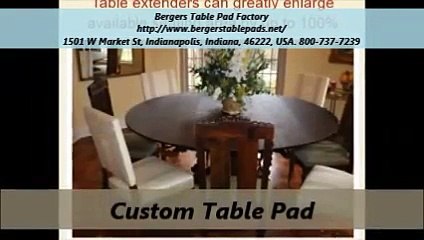 Bergers Table Pad Factory Table Protector