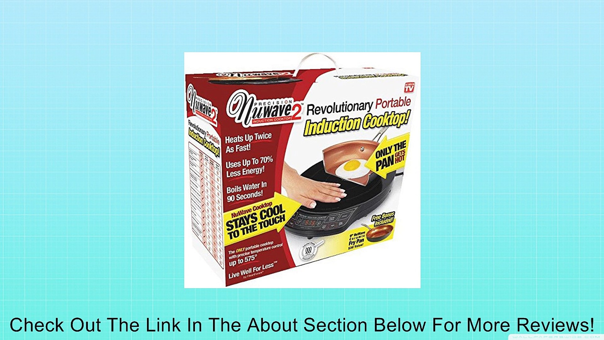 Hearthware 30131 Nuwave Precision Induction Cooktop Review Video