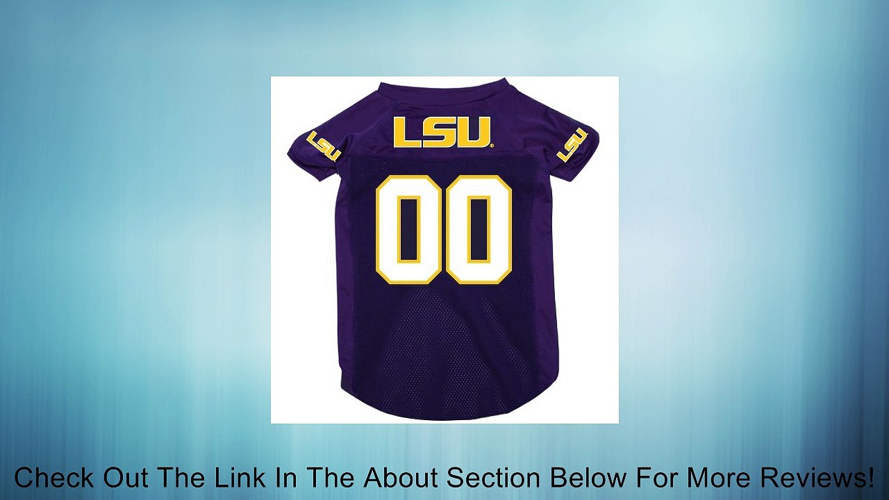 LSU Tigers NCAA Mesh Pet Jersey Review