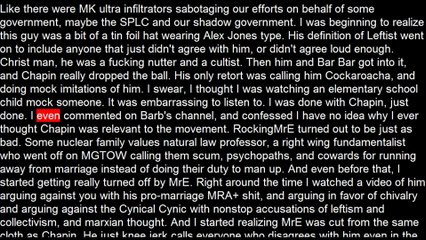 079 Sandman and MGTOW stagnation a response to Stardusk (ThinkingApe-tv)  (pt 1)