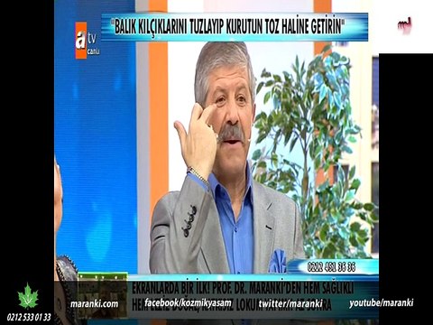 02.11.2014 ATV'de Zahide Yetiş Hayata Ahmet MARANKİ Balığın faydalarını,Taşları,Sarımsağı ve sivilceyi Anlatıyor 2-Kısım