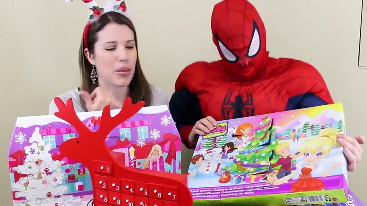 Surprise Toys ADVENT CALENDAR DisneyCarToys 24 Days of Christmas Barbie Lego Shopkins Polly Pocket 5