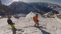 Ski hors piste à Chamonix en 10 séquences
