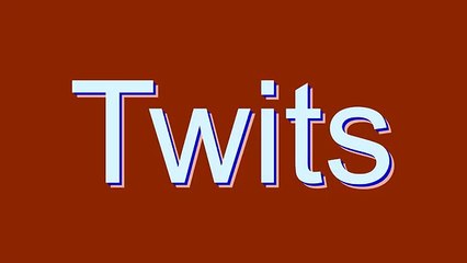 How to Pronounce Twits